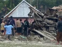 Kecelakaan Maut di Bangli, Truk Semen Alami Rem Blong